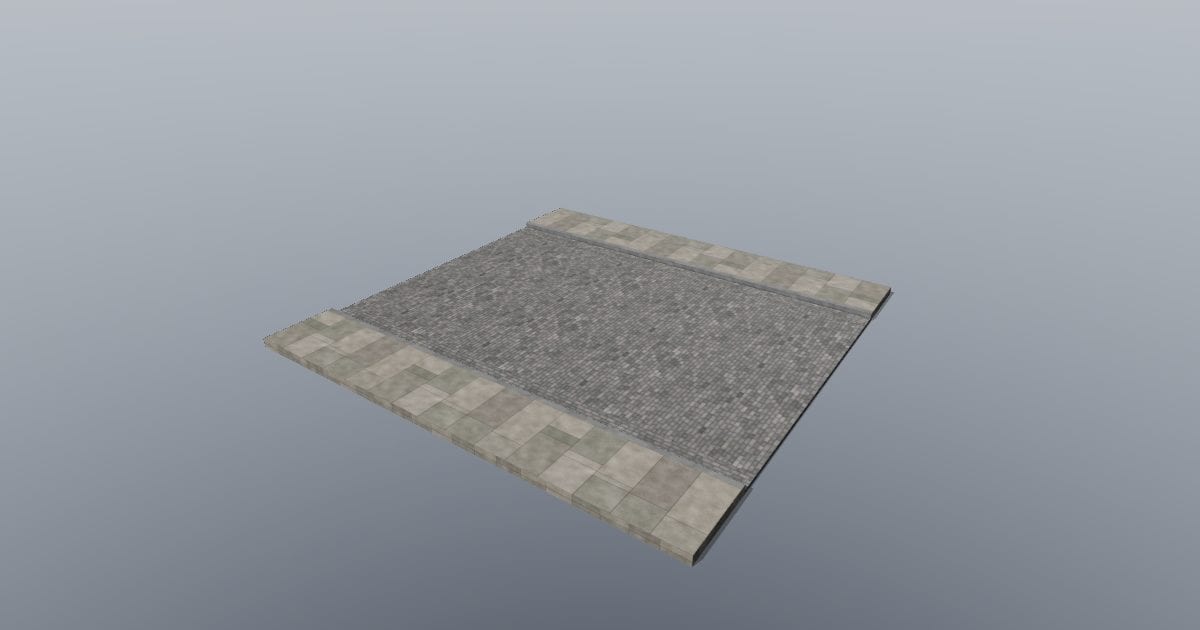 Cobblestone street