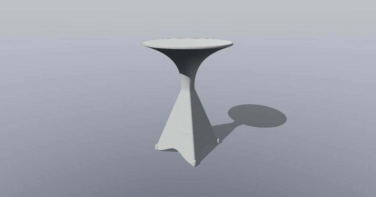 Cocktail high table 800 mm with stretch spandex cover