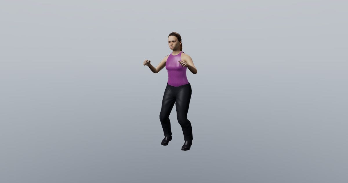 Compact hand groove - Dancing 3D Person, Animated