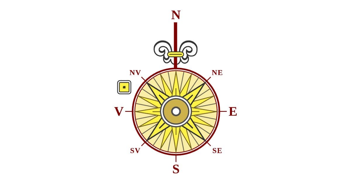 Compass rose (EMF): Free EMF 2D drawing (CC0) | Innerscene Drawing Library