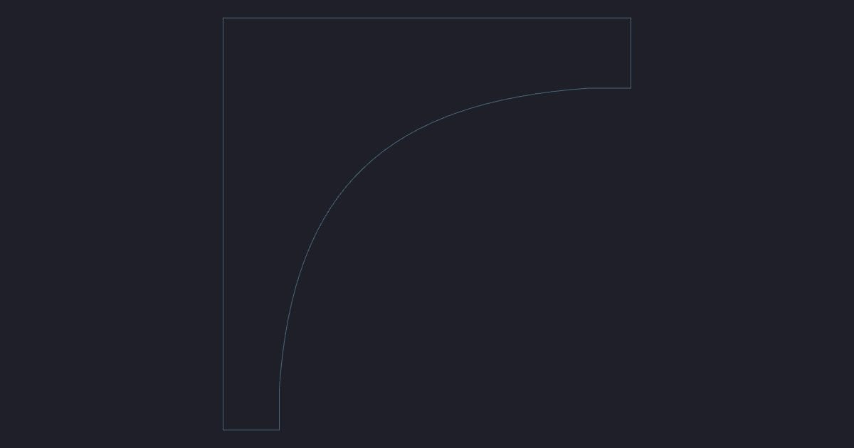 Concave cornice - Moulding Profile and 1 m Extrusion