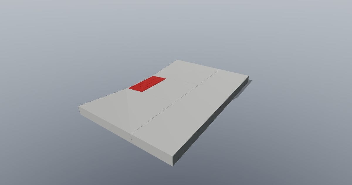 Concrete curb ramp with side flares