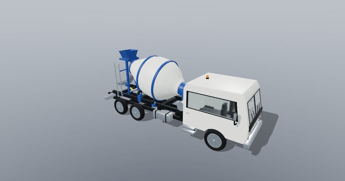 Concrete mixer truck