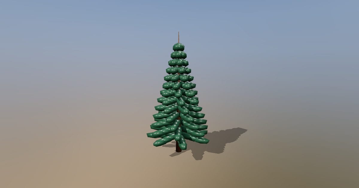 Conifer, light sprays