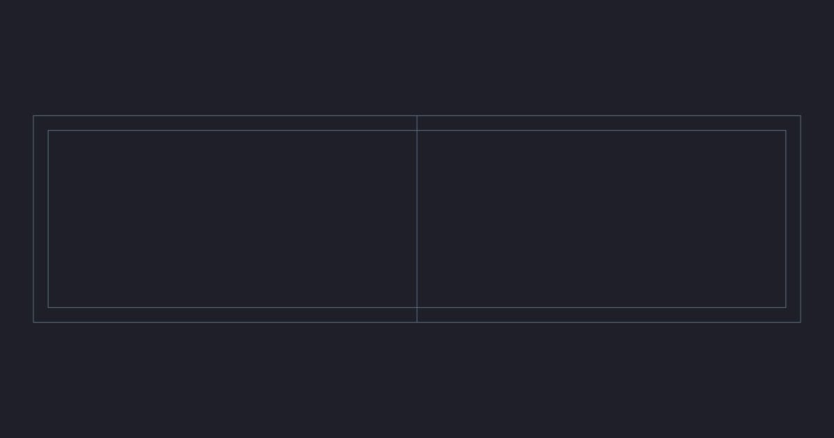 Console table plan - CAD Block