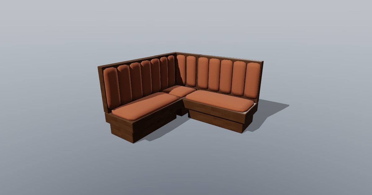 Corner booth - Original Restaurant Furnishing
