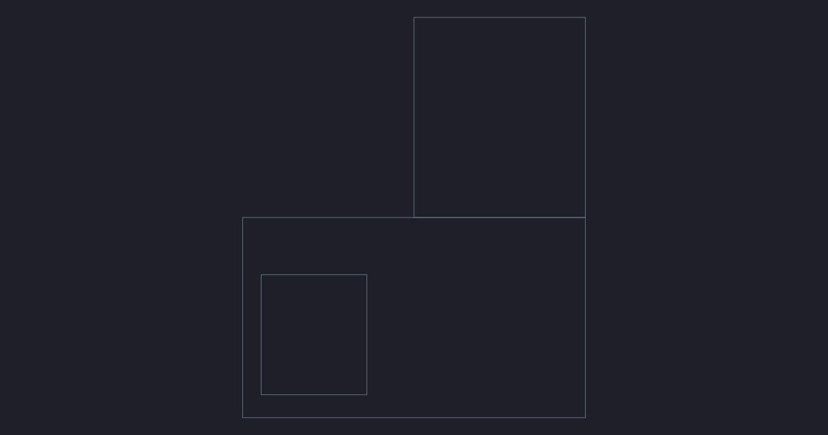 Corner desk plan - CAD Block