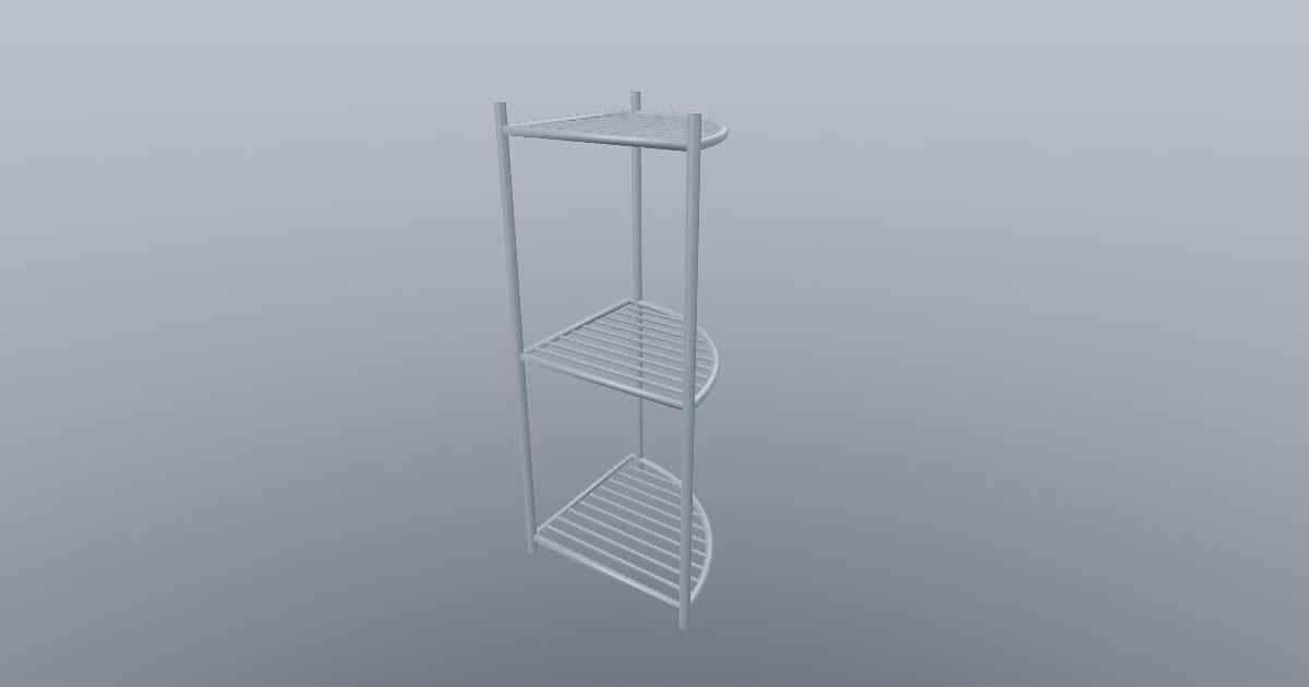 Corner Drain - Bathroom Organizer