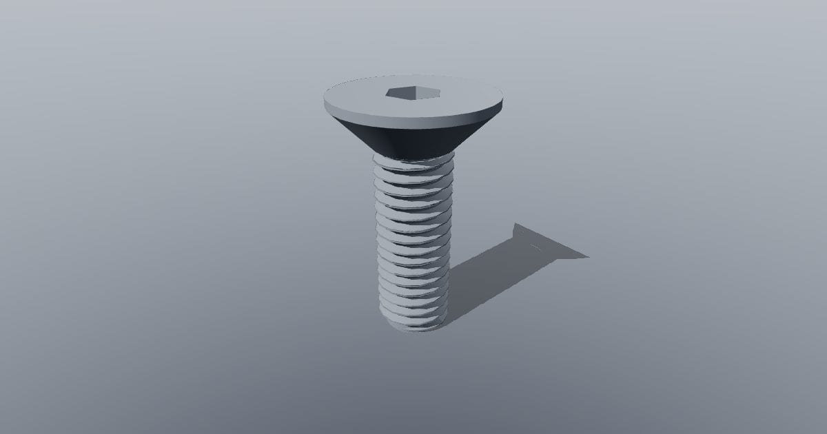 Countersunk screw M5 x 16