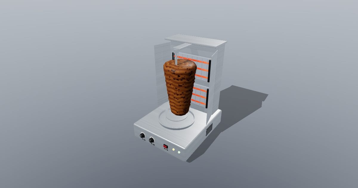 Countertop shawarma grill (electric)
