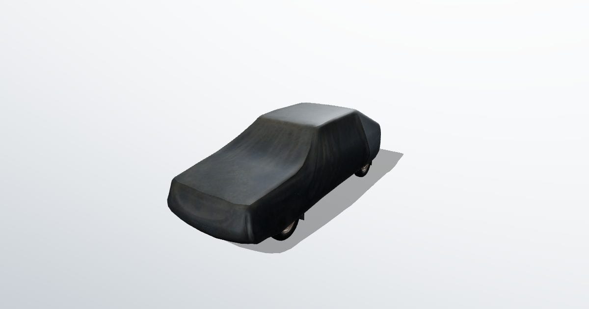 Covered car