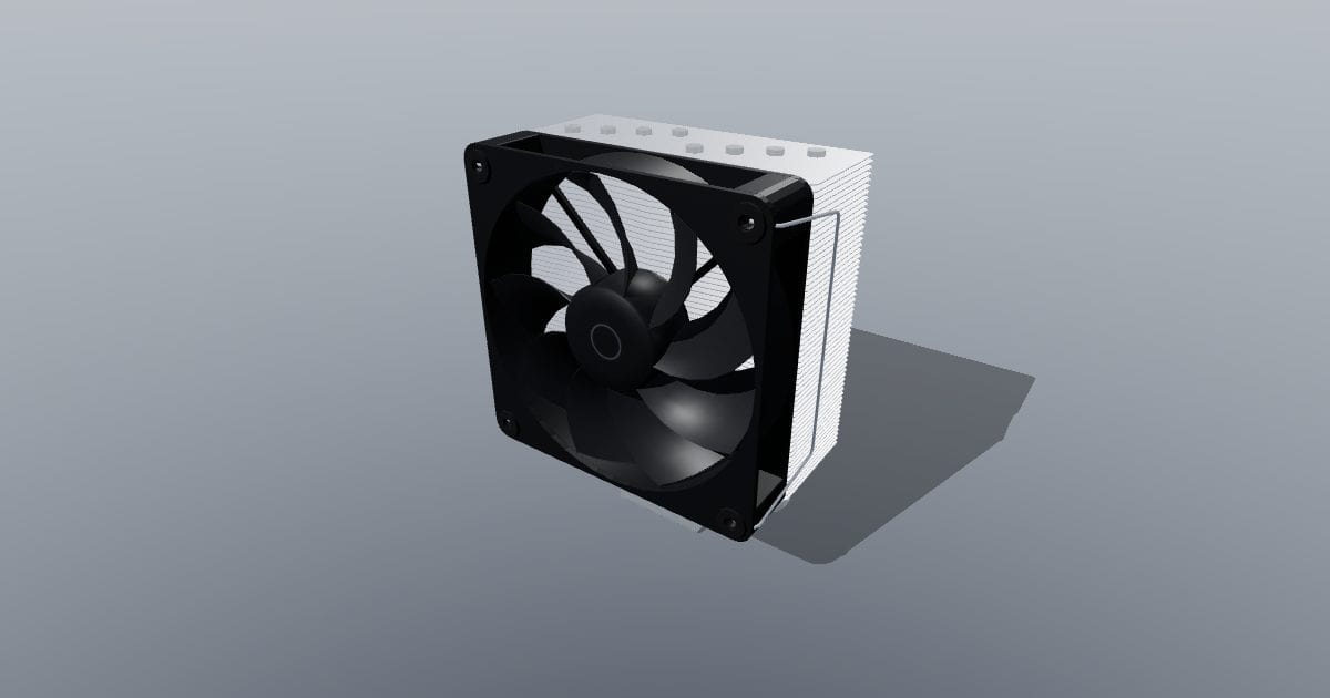 CPU tower air cooler