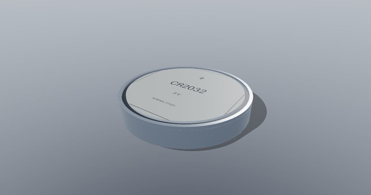 CR2032 coin cell