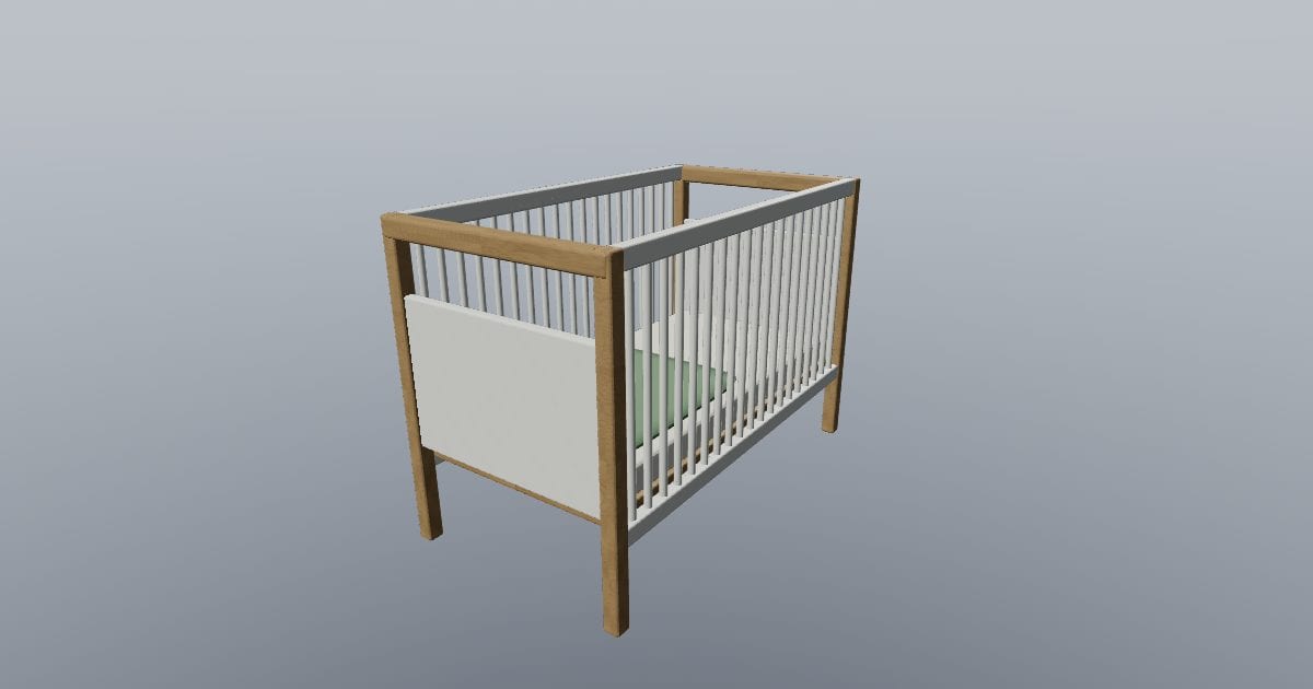 Crib - Original Interior Furnishing