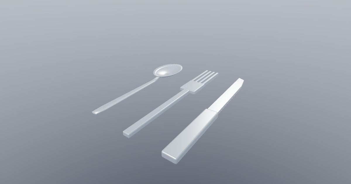 Cutlery set - Original Tableware and Food Prop