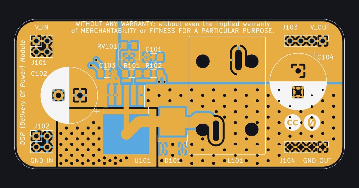 DC step-down converter module (fab package)
