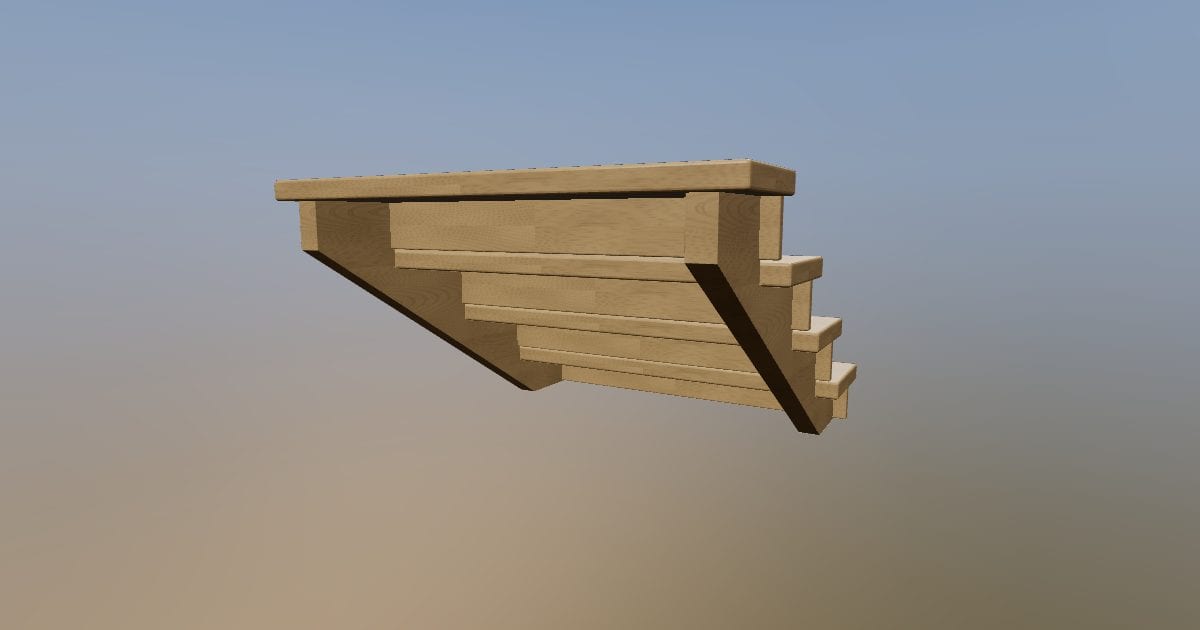 Deck stairs - Original exterior model