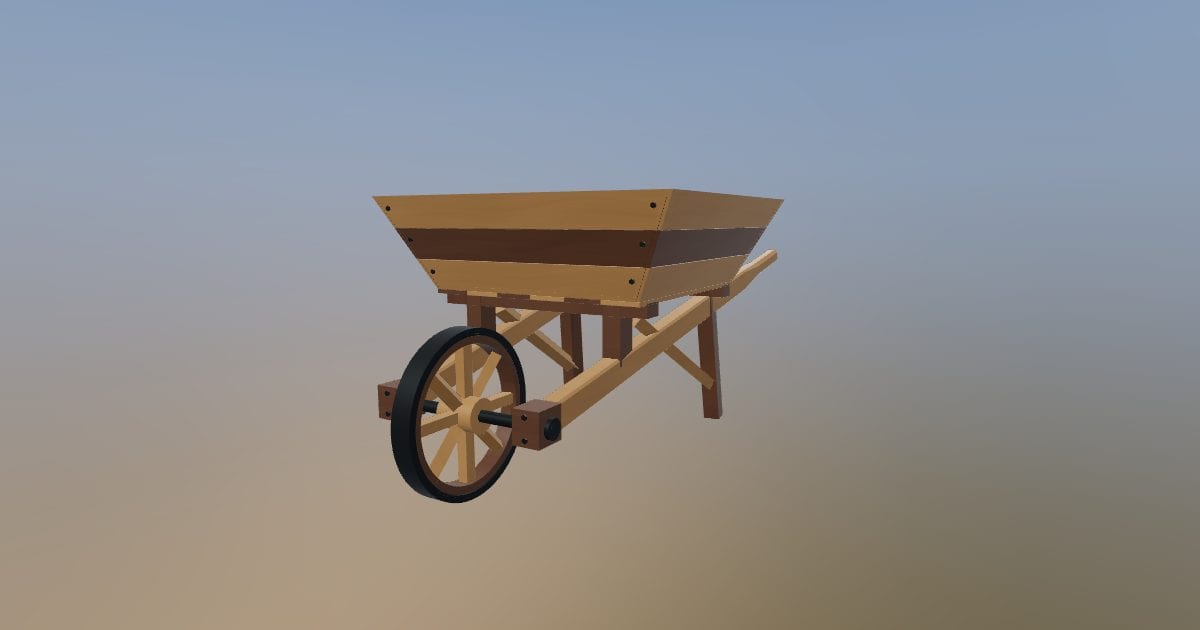 Decorative wheelbarrow planter