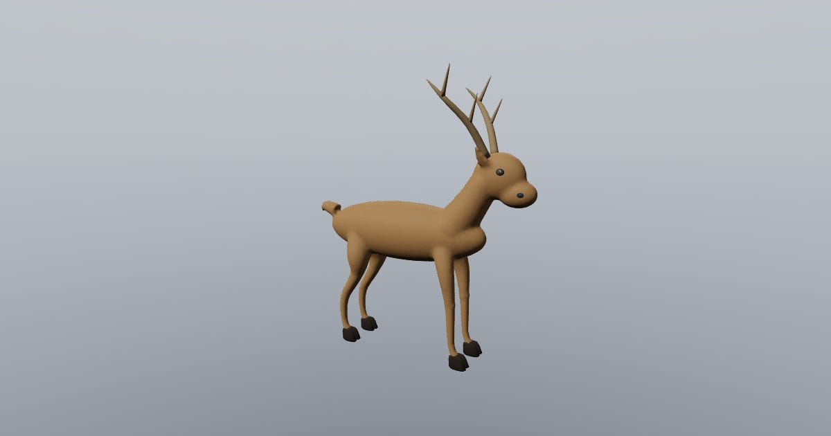 Deer standing