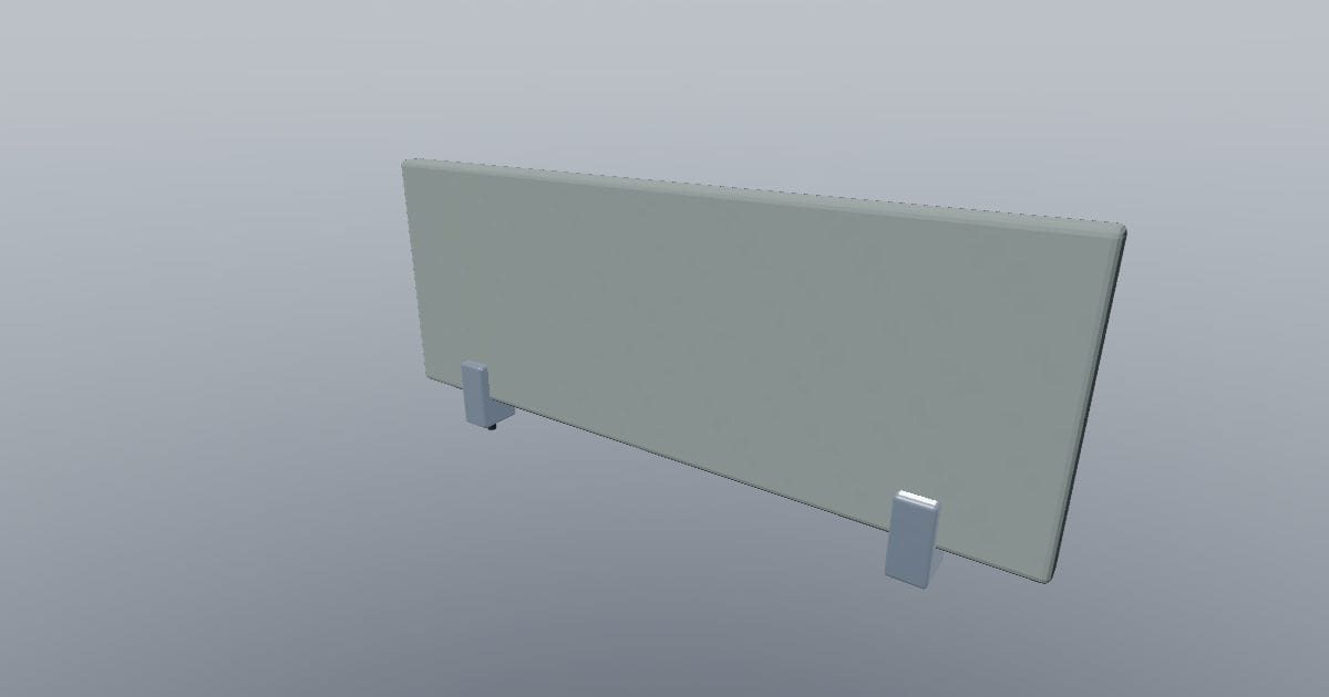 Desk mounted acoustic divider