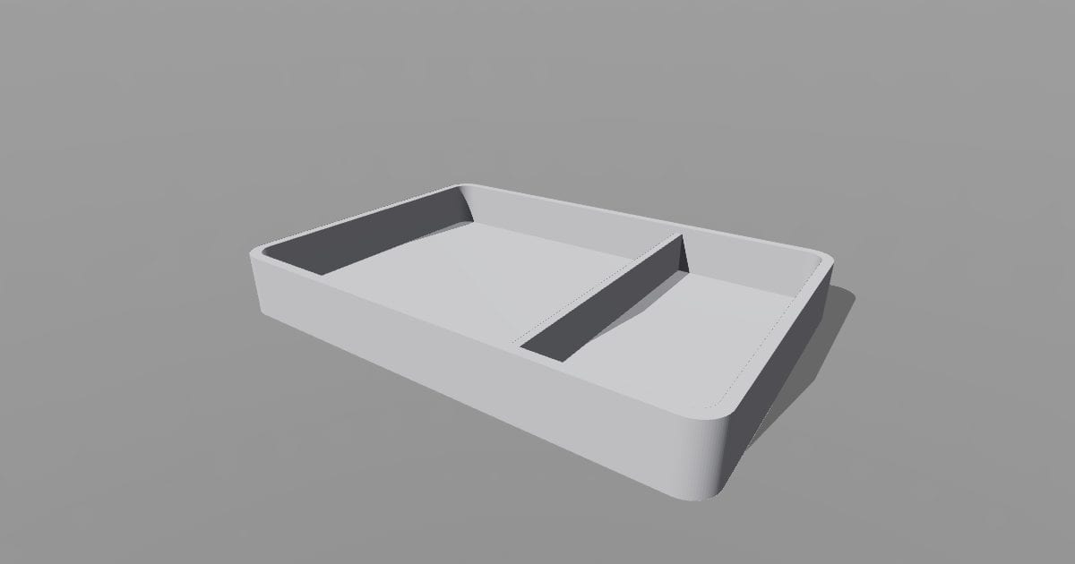 Desk tray - Original 3D printable