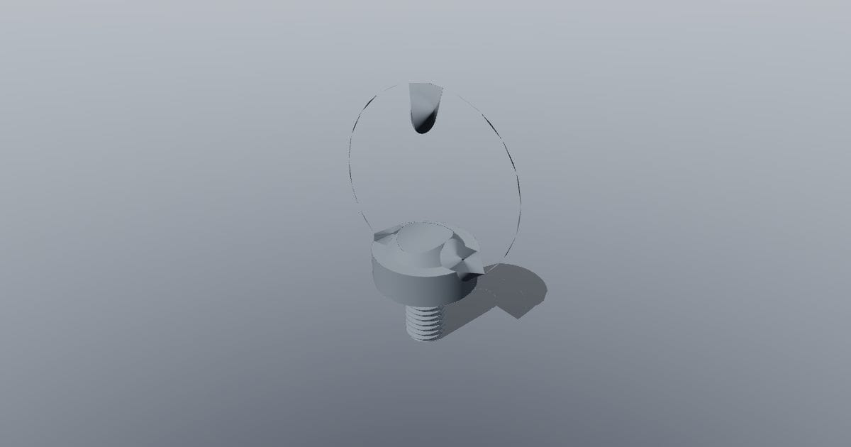 DIN 580-style lifting eye bolt M10