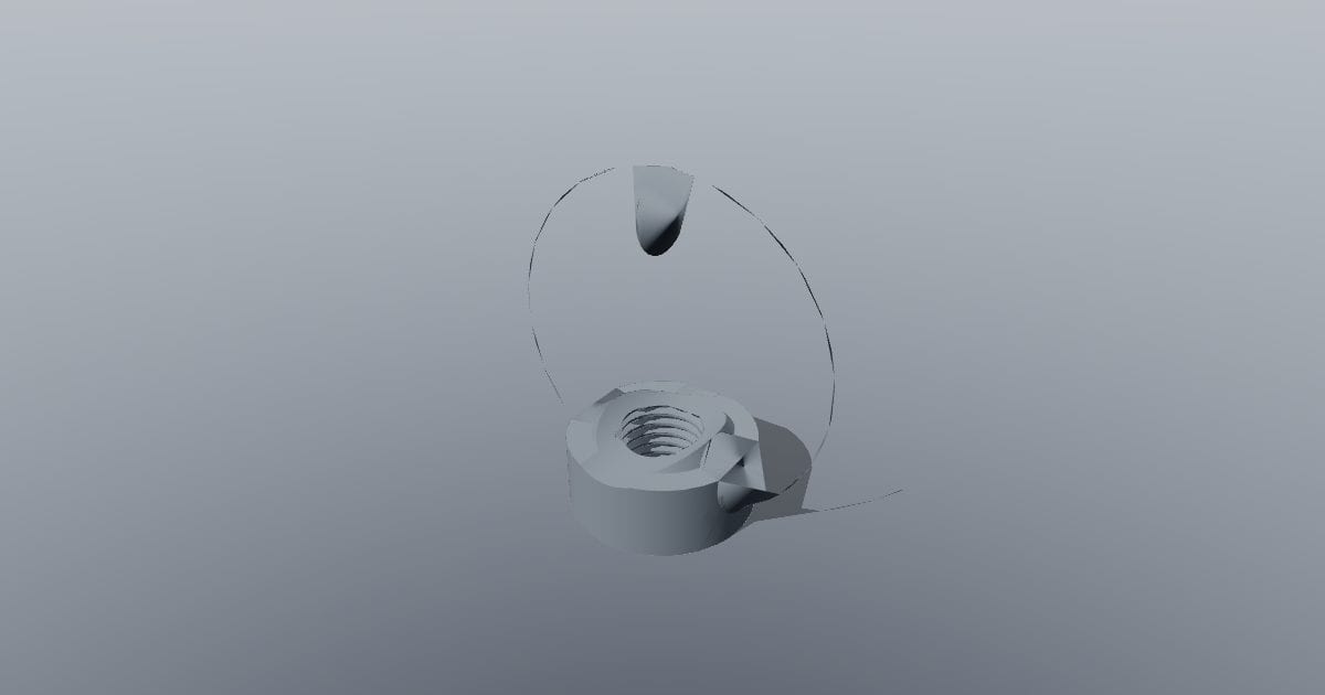 DIN 582-style lifting eye nut M20