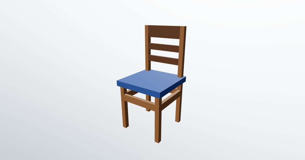 Dining chair (ASCII FBX)