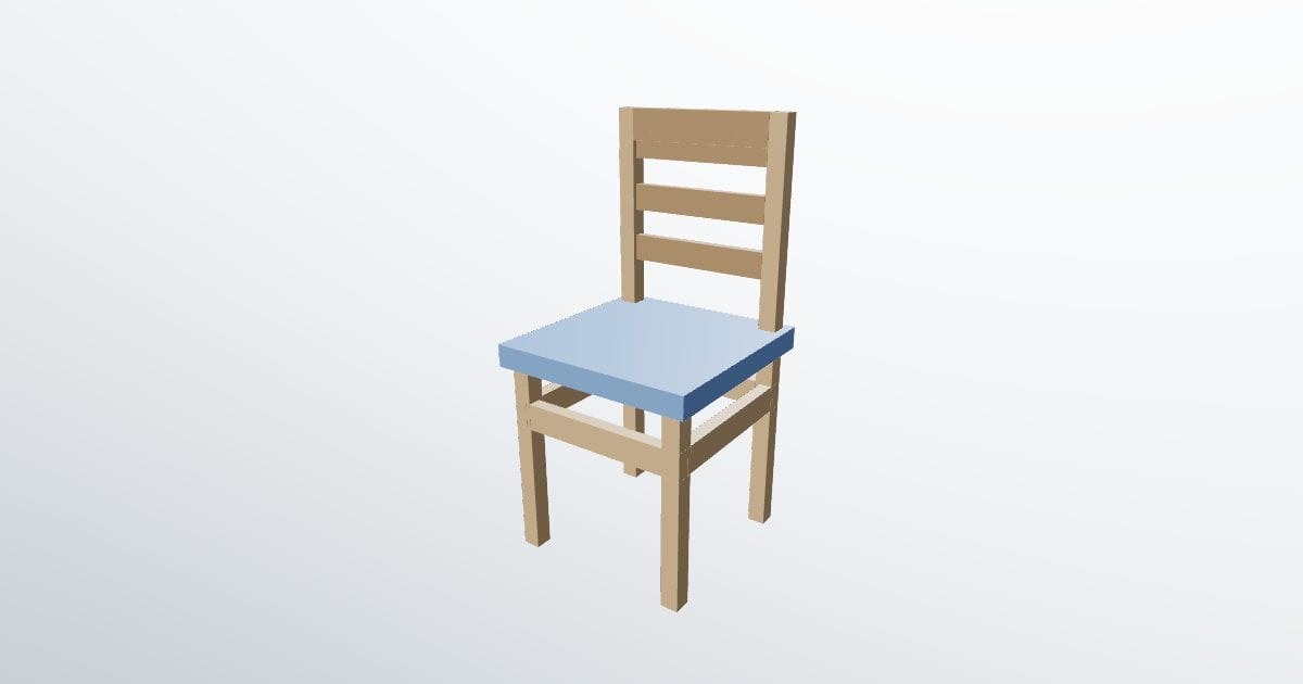 Dining chair (Blender 4.2)