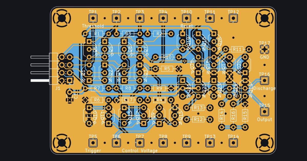 Discrete 555 timer board (fab package)
