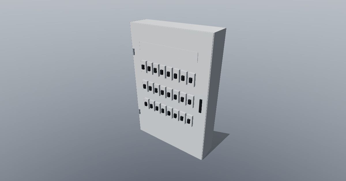 Distribution board - Original MEP CAD