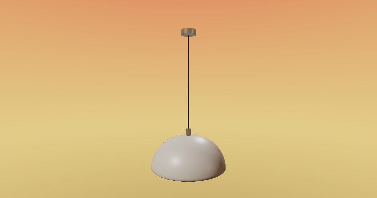 Dome - Metal Dome Pendant