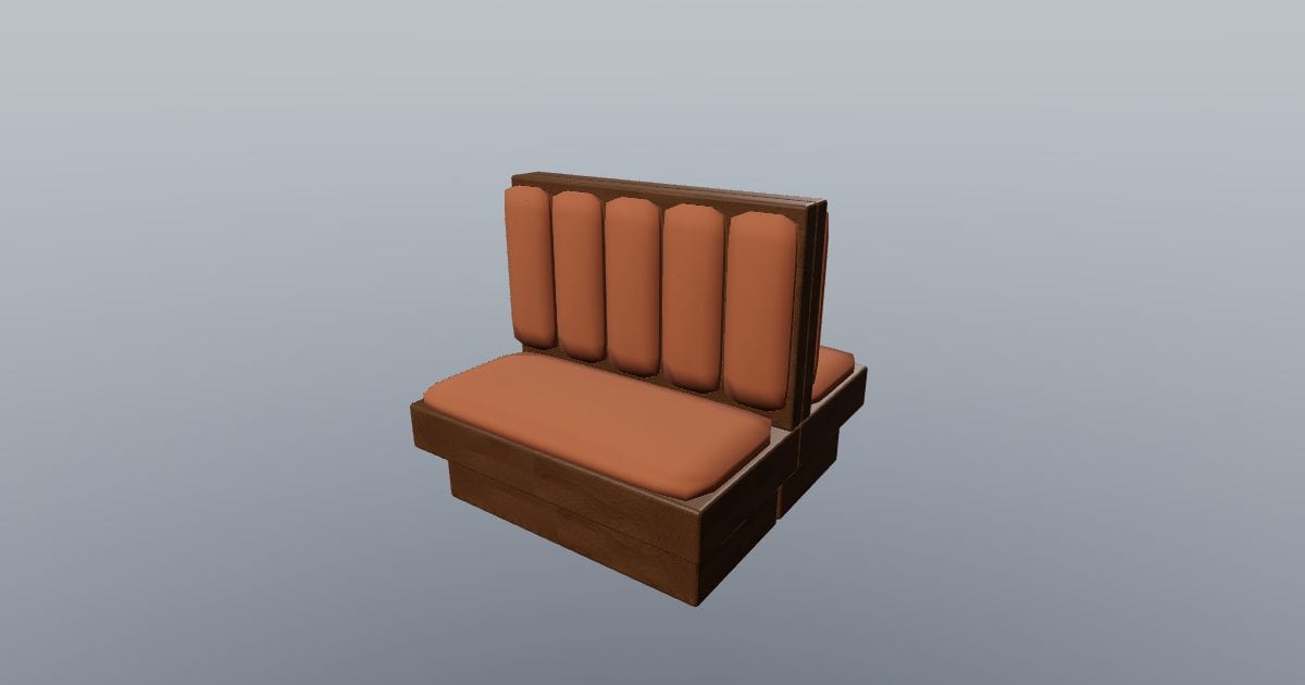 Double booth - Original Restaurant Furnishing