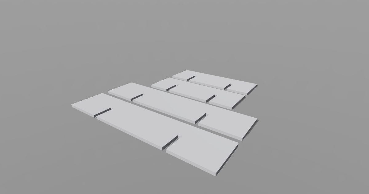 Drawer divider set - Original 3D printable