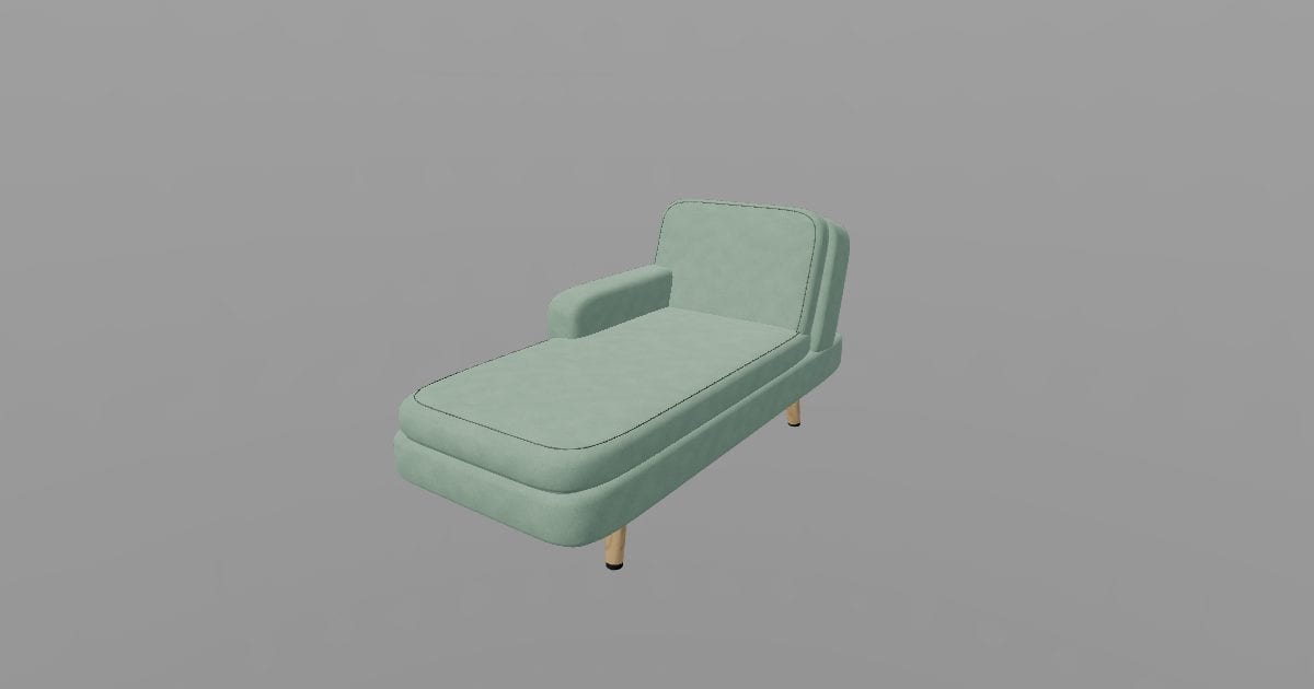 DRIFT - Sage Chaise Lounge