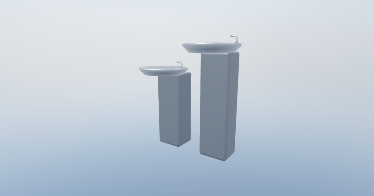 Drinking fountain - Public transport furniture
