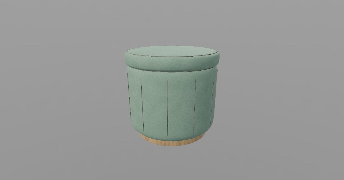 Drum - Upholstered Drum Stool