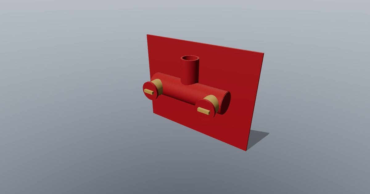 Dry riser inlet - Original MEP CAD