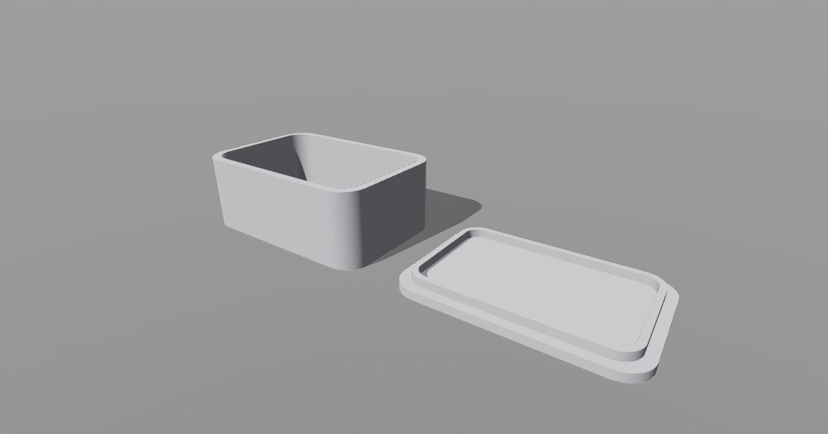 Earbud case - Original 3D printable