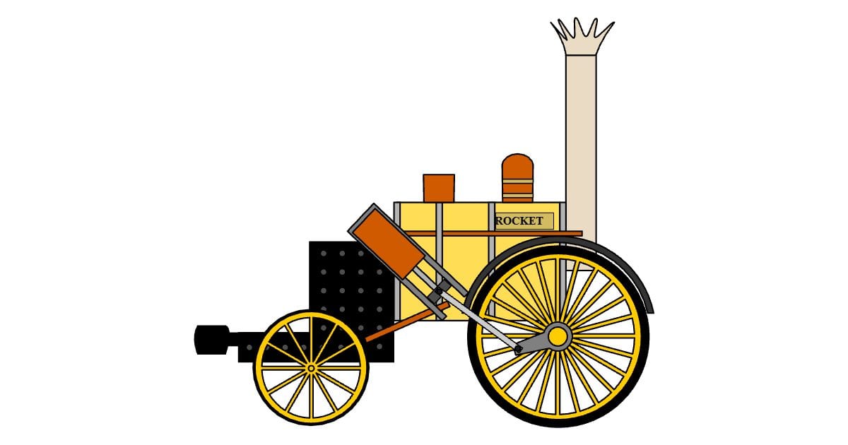 Early steam locomotive