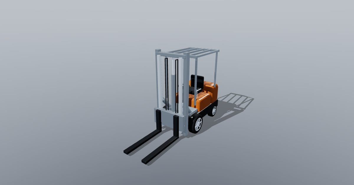 Electric counterbalance forklift