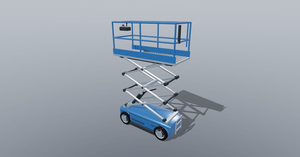 Electric scissor lift