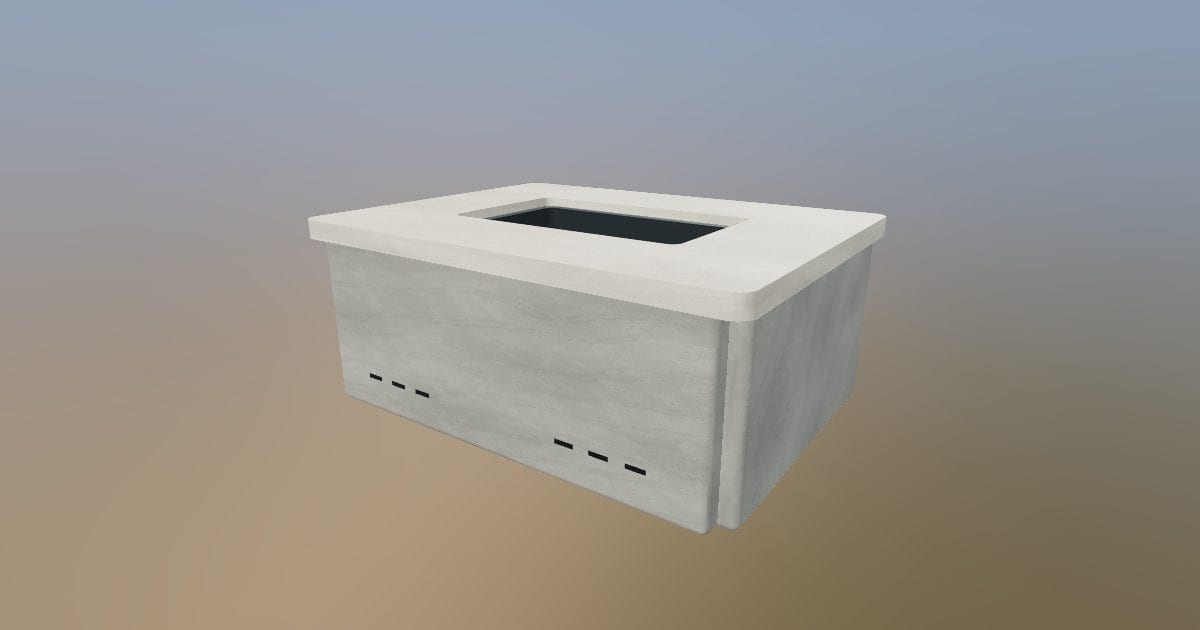 EMBER 100 - Outdoor Firepit Table