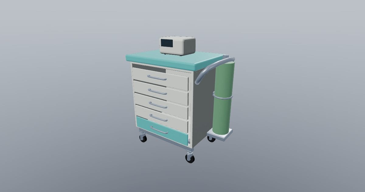 Emergency crash cart