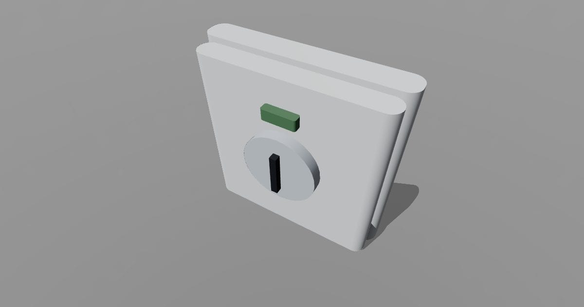 Emergency test switch - Original lighting CAD