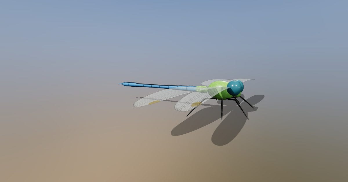 Emperor dragonfly male