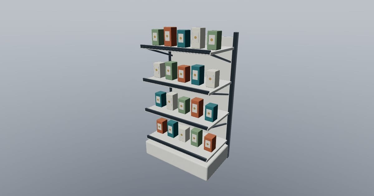 End cap - Original Retail Fixture