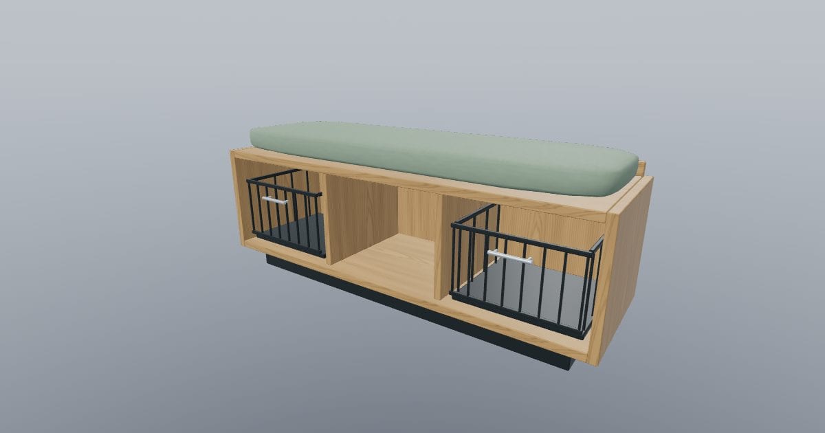 ENTRY 140 - Mudroom Bench