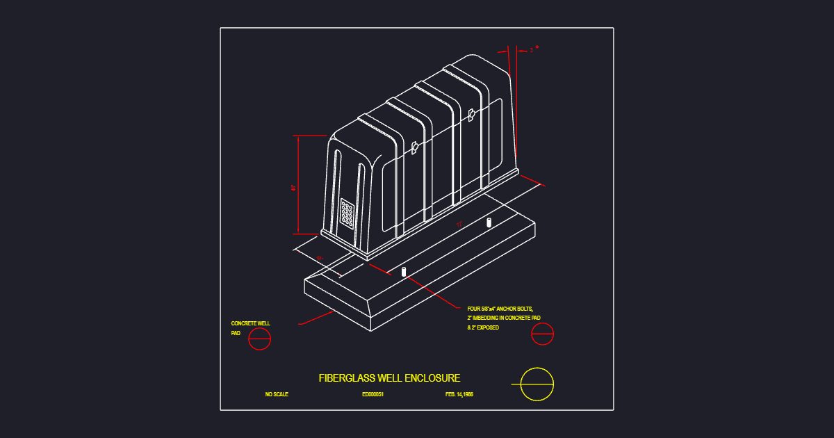 Fiber Glass Well Enclosure (USFS ED000051)