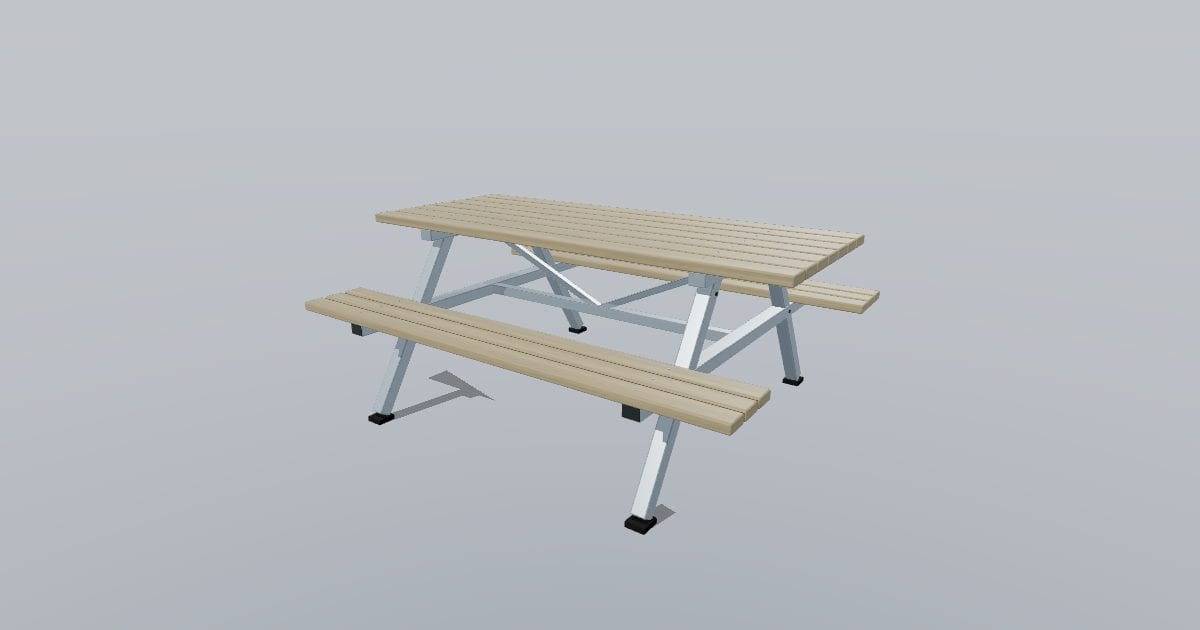FIELD 180 - Cedar Picnic Table